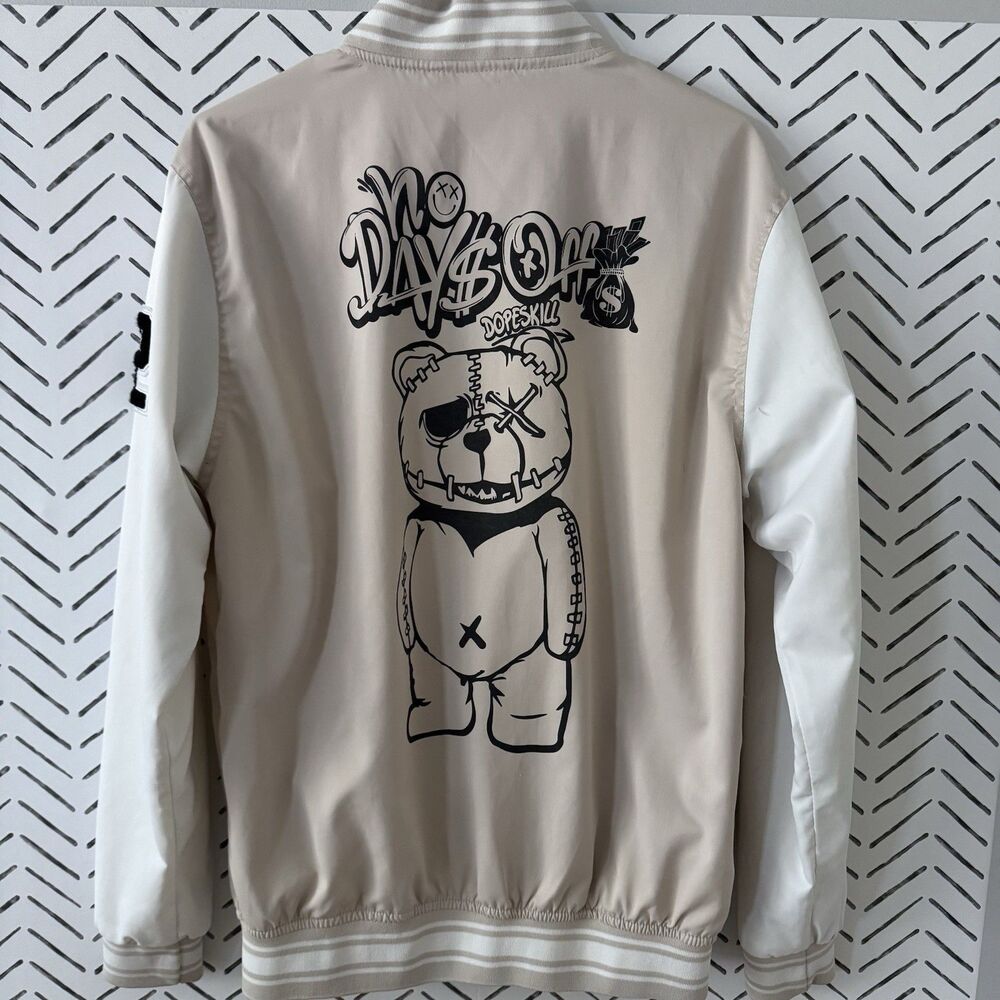 Seven Souls‎ Varsity Jacket No Days Off Dopeskill Men's Size Medium
